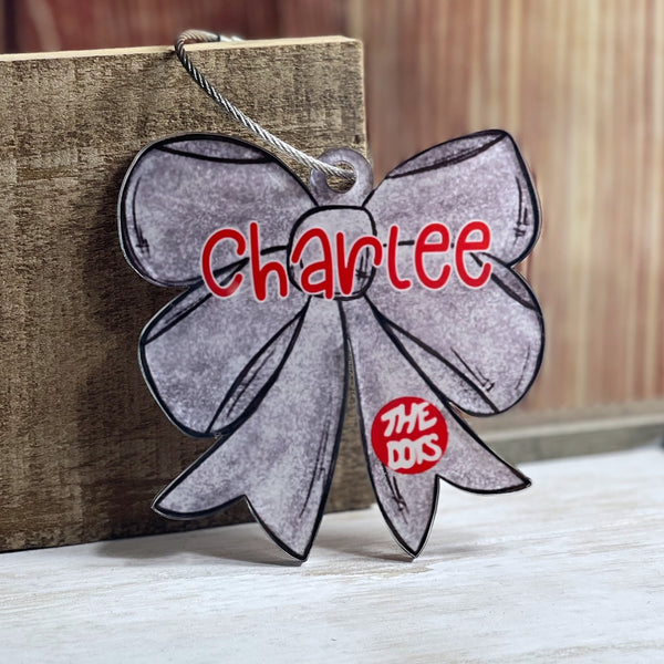 Custom Bow Bag Tags