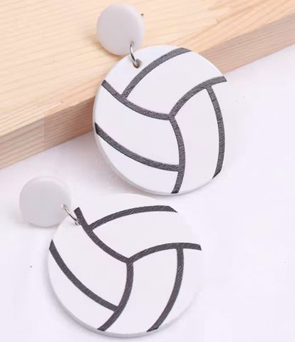 Volleyball Dangle Earrings