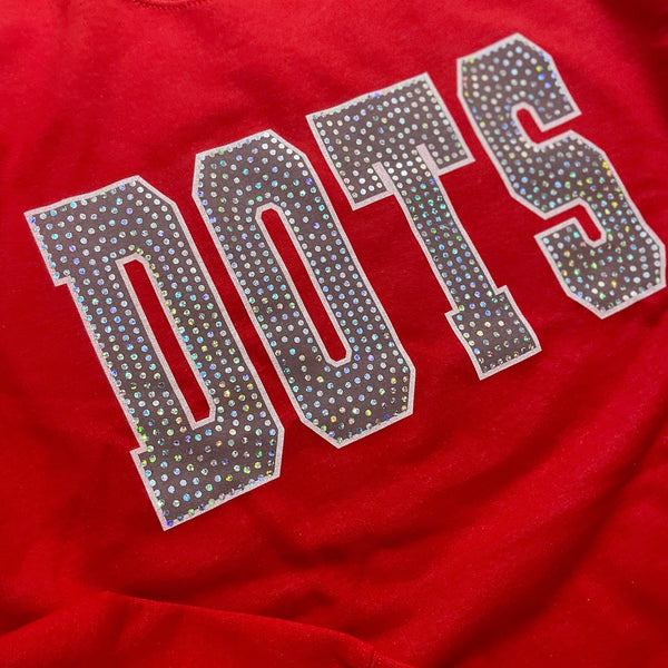 Red DOTS Spangle Sweatshirt