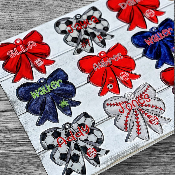 Custom Bow Bag Tags