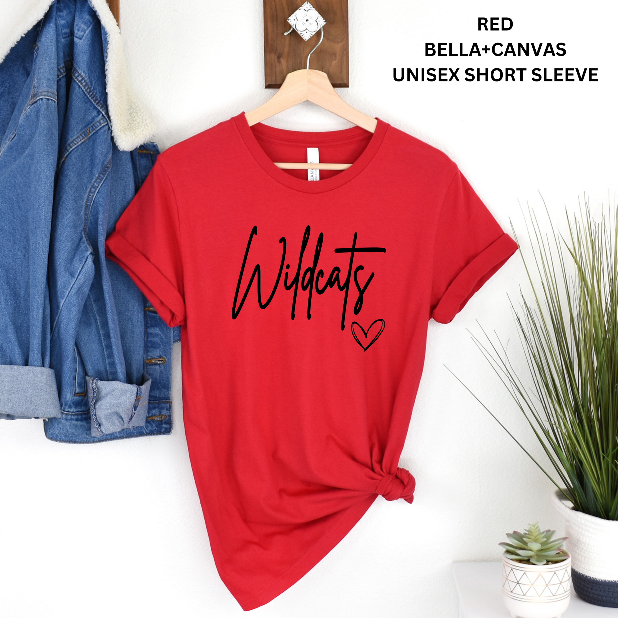 Wildcats With Heart-Black Design: Preorder