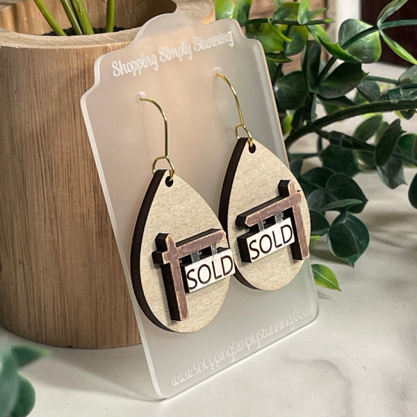 Sold Hand Painted Earrings