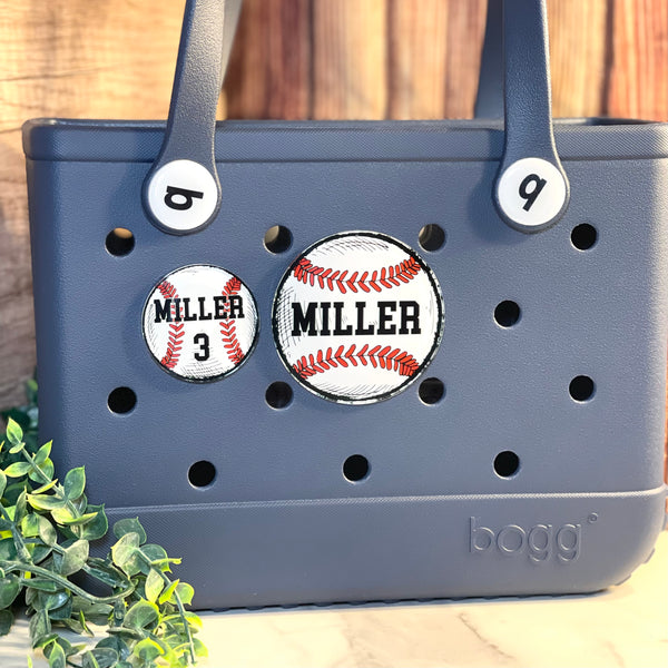 Custom Baseball Bag Tag