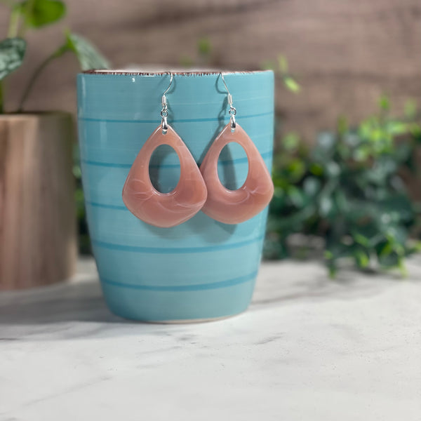 Swirl Acrylic Earrings