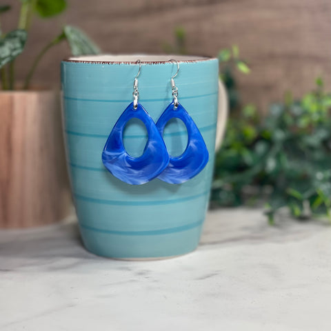 Swirl Acrylic Earrings