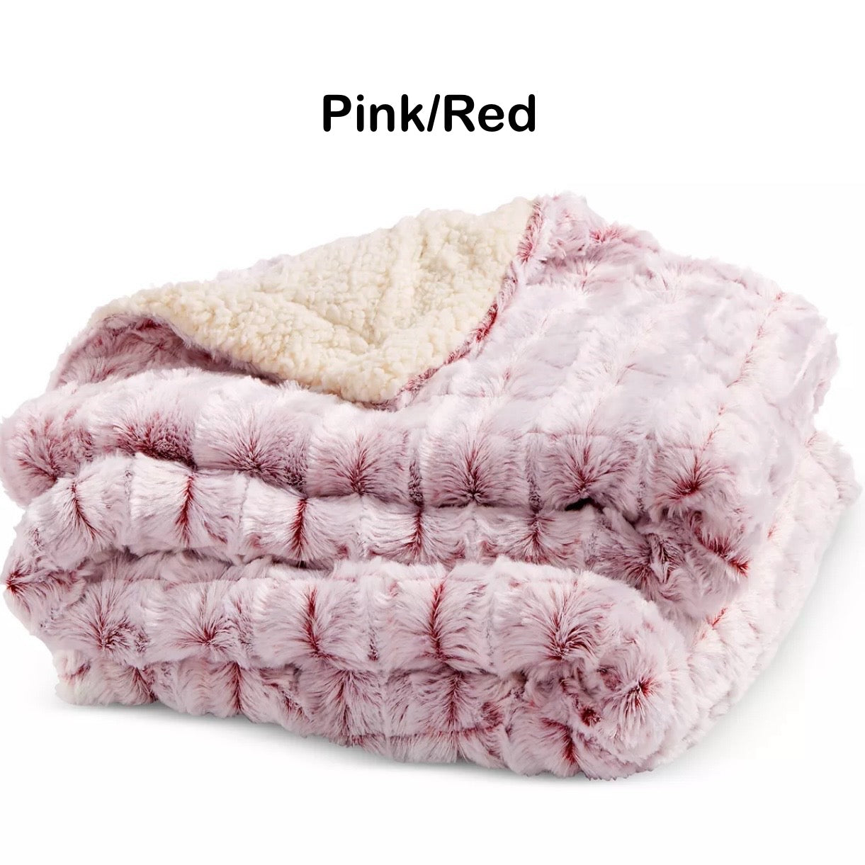 Micro-Mink/Sherpa Throw Blanket With Customization