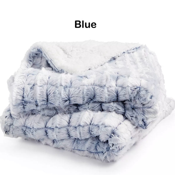 Micro-Mink/Sherpa Throw Blanket With Customization