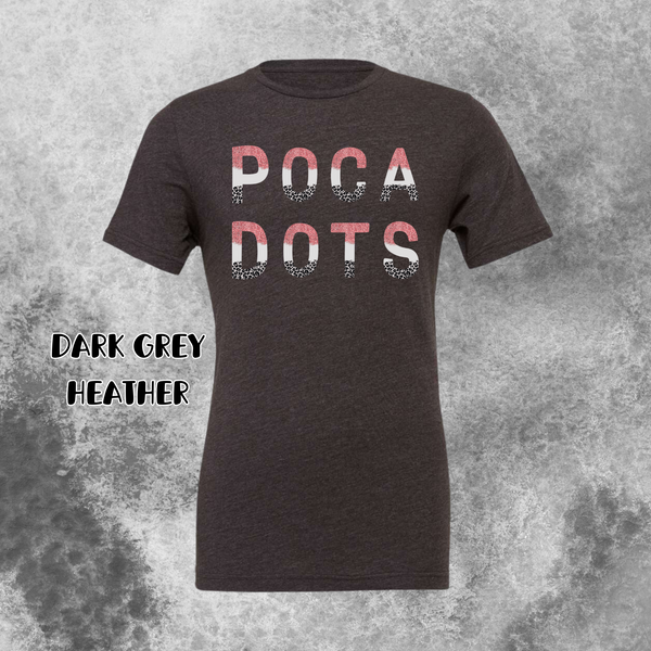 Poca Dots Faux Glitter Leopard Letters-PREORDER