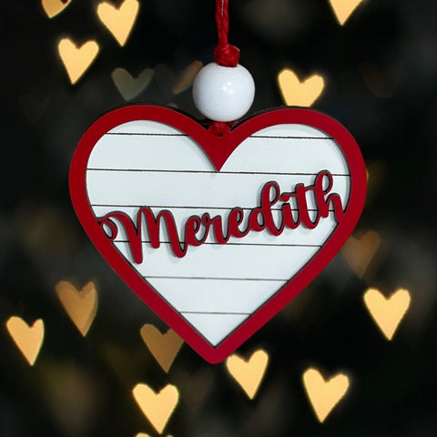 Heart Custom Ornament/Charm