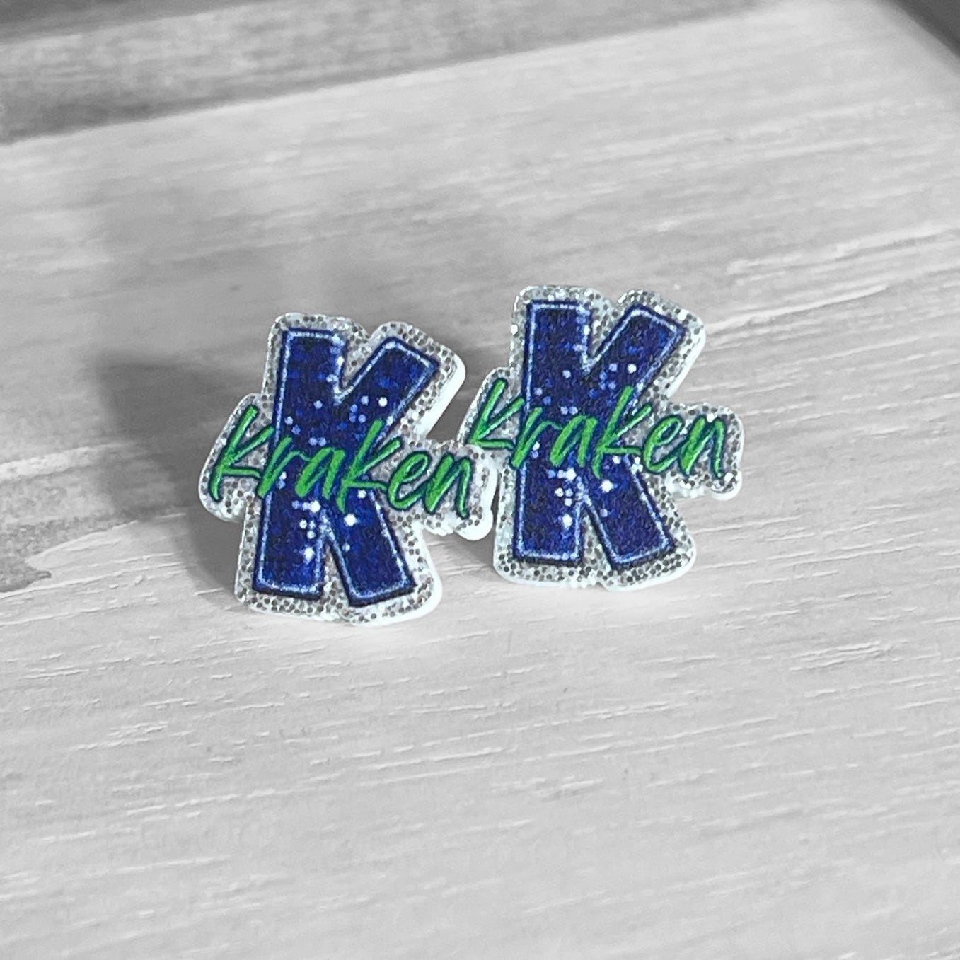 Blue K Kraken Stud Earrings