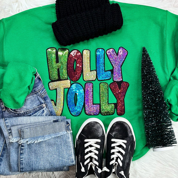 Holly Jolly Sequin Patch