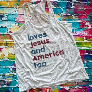 Loves Jesus Sublimation Tank