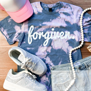 Forgiven Bleached Tee: Sale