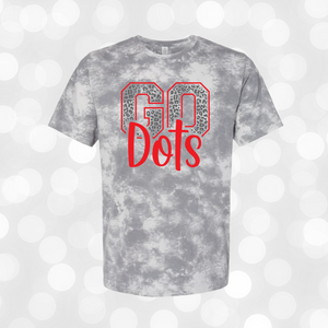 Go Dots On Grey Tie Dye-PREORDER