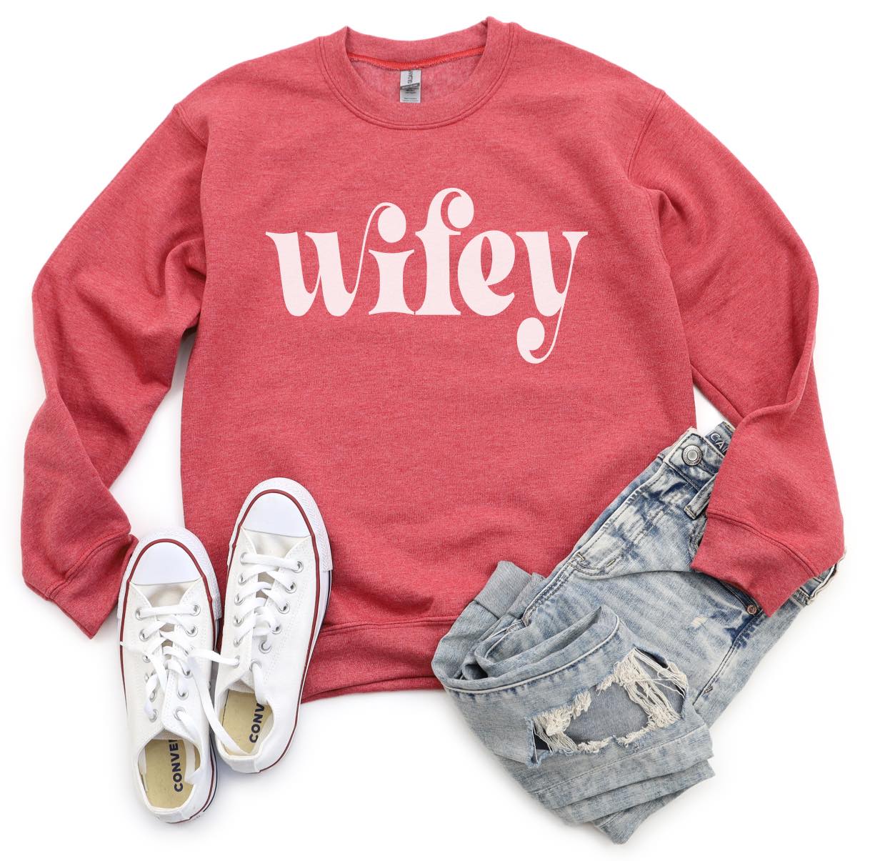 Wifey: Gildan Sweatshirt: Sale