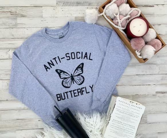 Anti-Social Butterfly: Long Sleeve: Sale