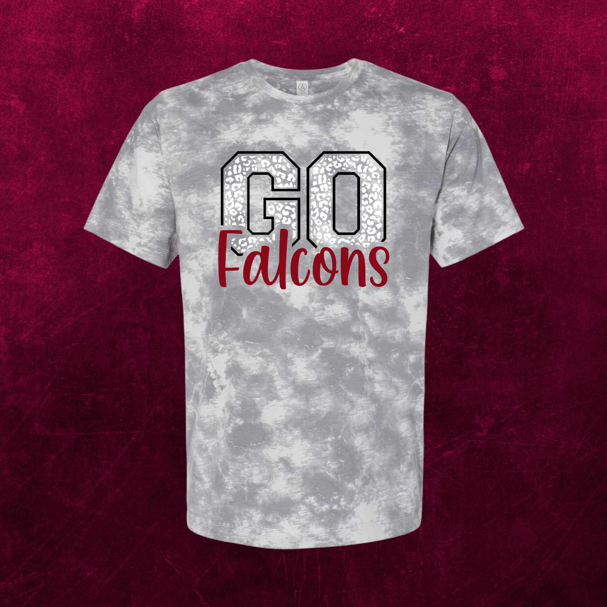 Go Falcons Grey Tie Dye-PREORDER