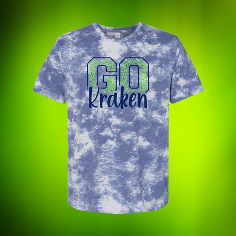 Go Kraken Blue & Grey Tie Dye-PREORDER