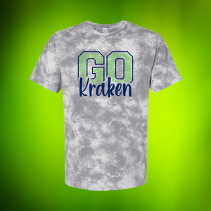 Go Kraken Blue & Grey Tie Dye-PREORDER