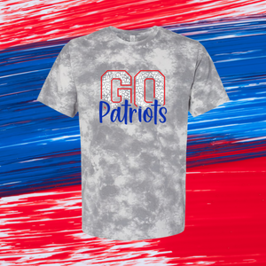 Go Patriots Blue/Grey Tie Dye-PREORDER