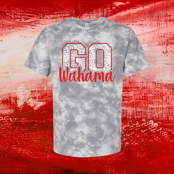 Go Wahama On Grey Tie Dye-PREORDER