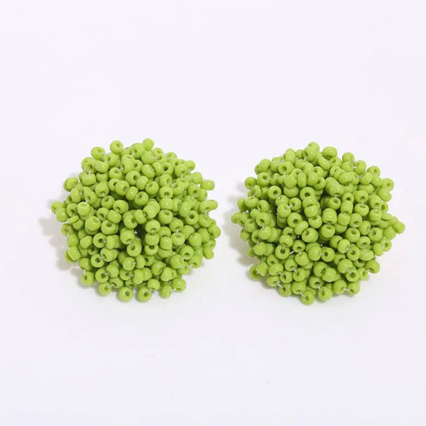 30mm Customizable Seed Bead Earrings