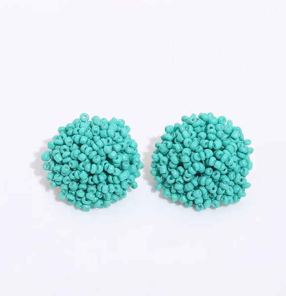 30mm Customizable Seed Bead Earrings