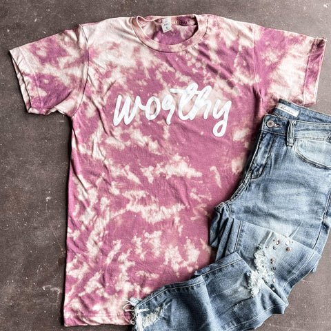 Worthy Bleached Tee: Sale