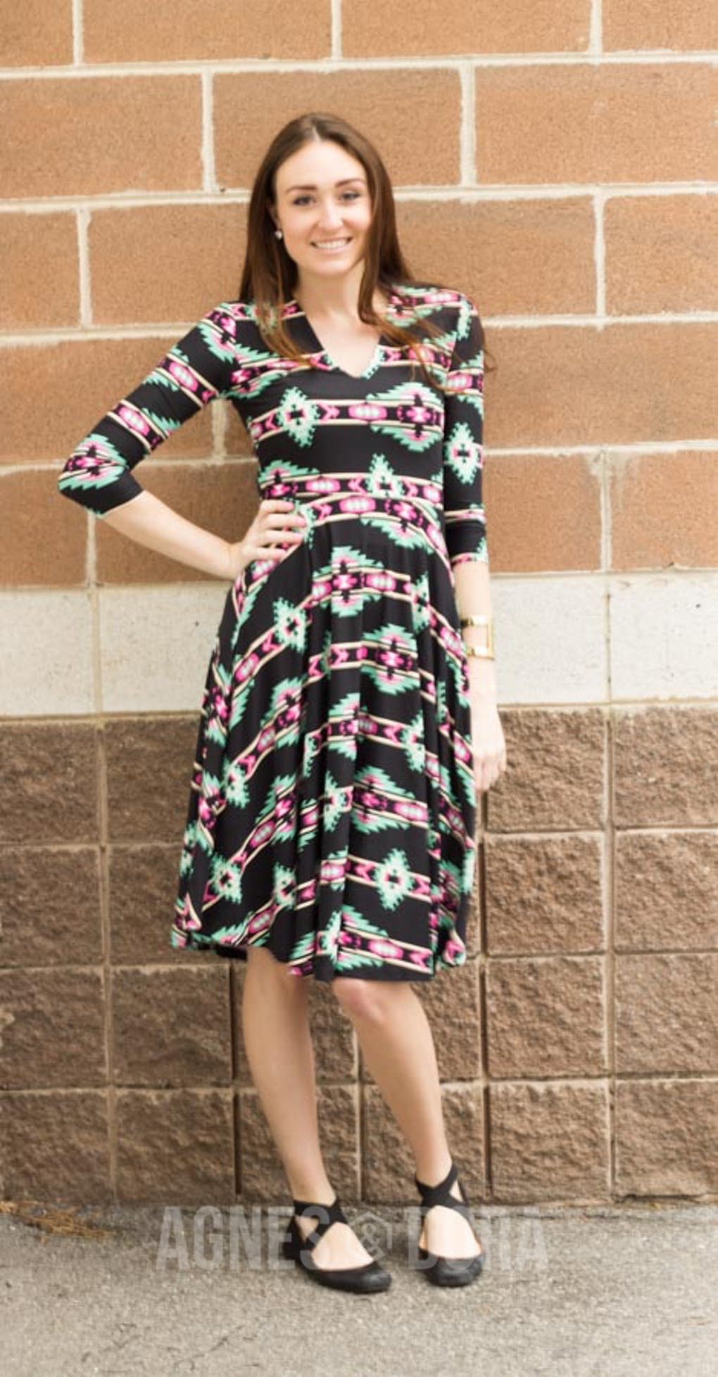 agnes and dora essential midi dress Agnes & Dora Essential Midi Dress Mehindi To the Max in Maroon: Final Sale. No Returns Or Exchanges