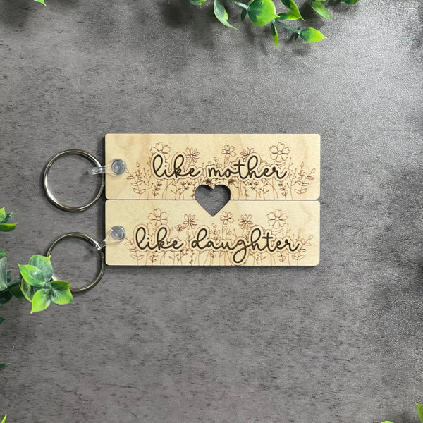 Like Mother Like Daughter Keychain Set (2 Per Set)