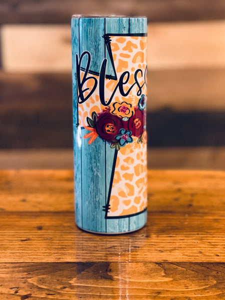 Blessed 20oz Skinny Tumbler