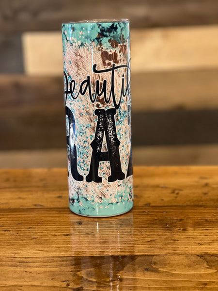 Beautiful Crazy 20oz Skinny Tumbler