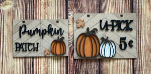 Pumpkin Patch Interchangeable Ladder Insert