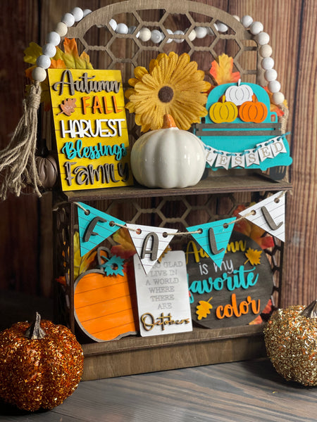 Autumn DIY Tiered Tray