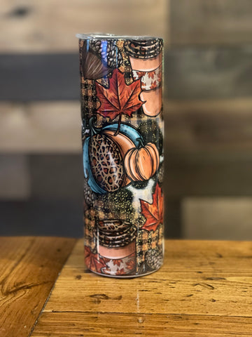 All Things Fall 20oz Skinny Tumbler