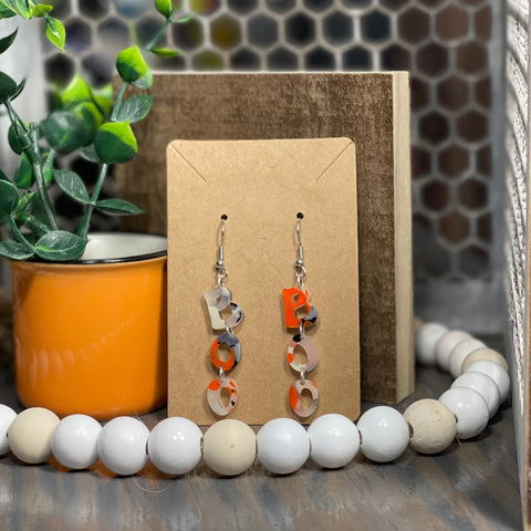 Dangling Boo Acrylic Earrings