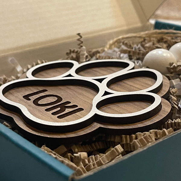 Custom Paw Print Ornament