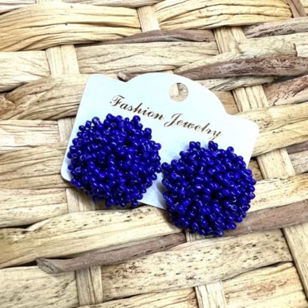 30mm Customizable Seed Bead Earrings