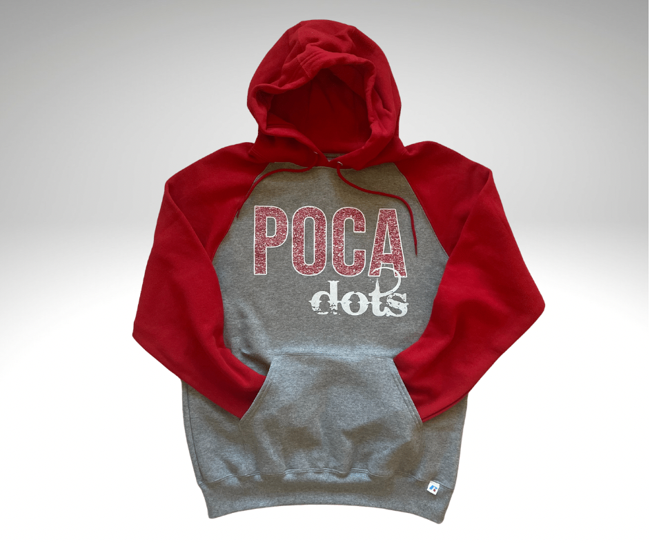 Poca Dots (True Red/Oxford Hoodie)