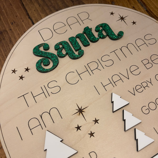 Dear Santa Sign