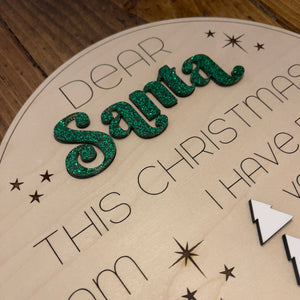 Dear Santa Sign