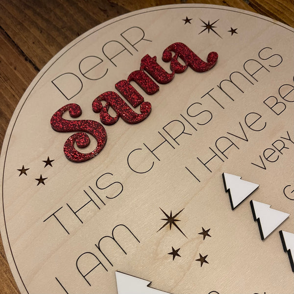 Dear Santa Sign