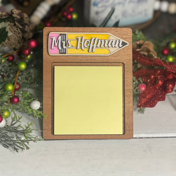 Custom Sticky Note Holder