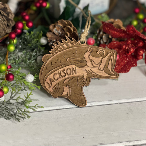 Custom Fish(ing) Ornament