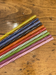 Reusable 11" Drinking Straws: Swirl