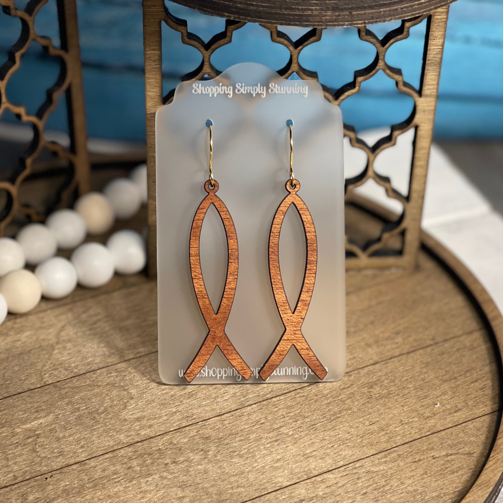 Christian Fish Dangle Earrings