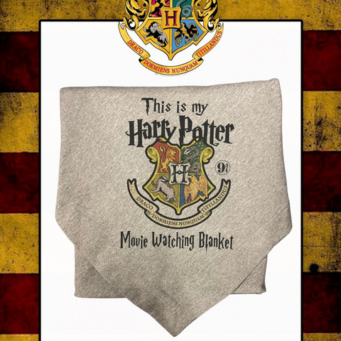 Sublimation: HP Movie Watching Blanket-Order For Blankets Going In 2/12/23