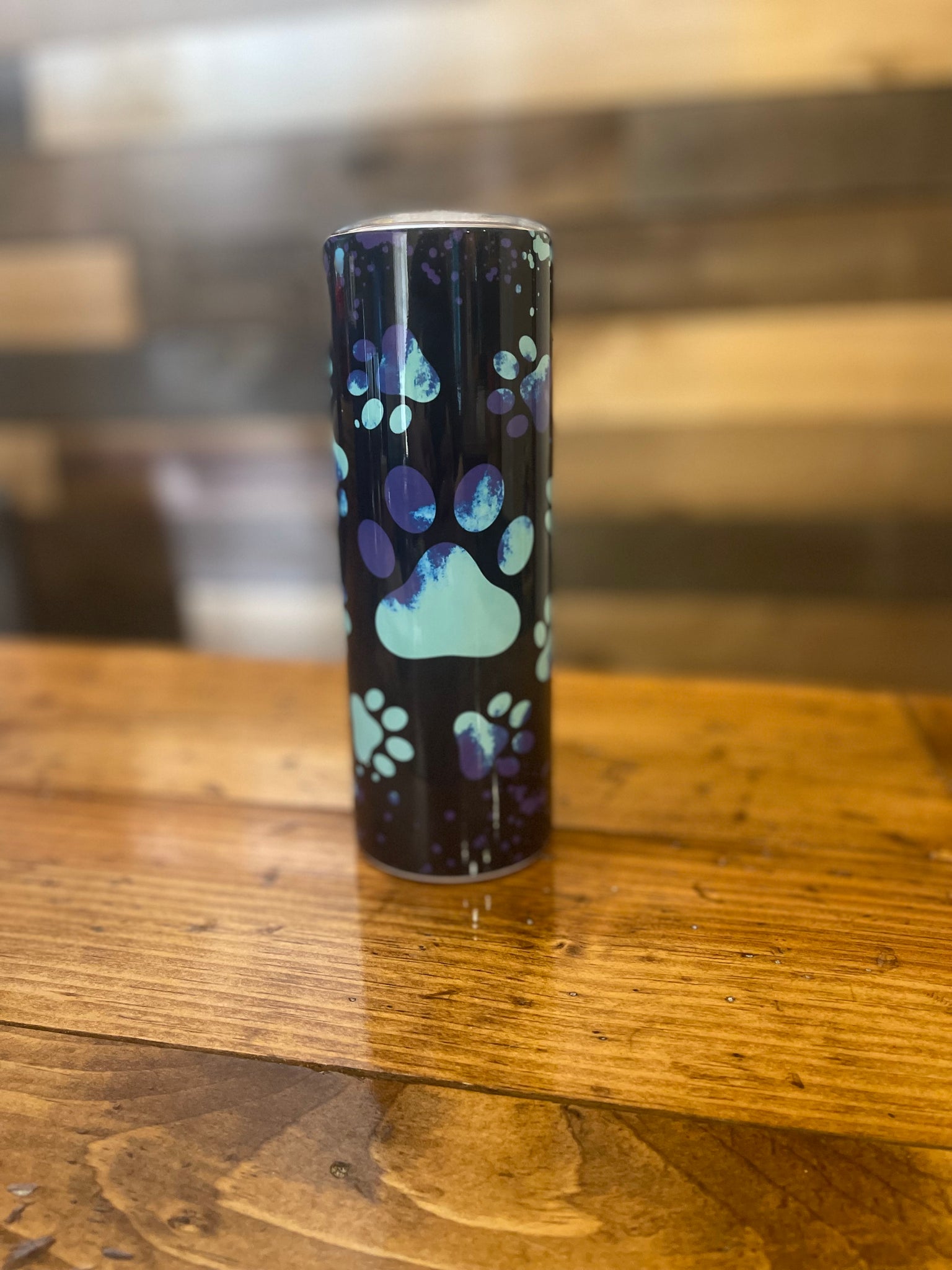 Paw Print 20oz Skinny Tumbler