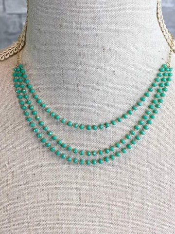 Desiree Necklace-Turquoise-Final Sale: No Returns/Exchanges