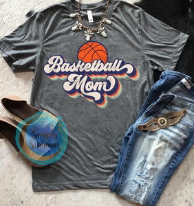 Retro Basketball Mom